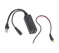 MISUVRSE Conversor de corriente de larga duración, salida RJ45 52 V/48 V, entrada eficiente DC9-24 V para un funcionamiento continuo de convertidores de energía a través de Ethernet