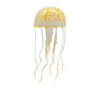 MISUVRSE Divertido juguete de medusas, accesorios para peceras, decoración flotante del mundo submarino, adornos de acuario de dibujos animados, adornos de acuario de medusas