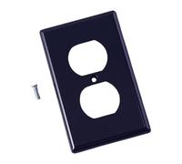 MISUVRSE Enchufes eléctricos Placas de pared Cubiertas de placa frontal, interruptores de luz, tapas de enchufes, enchufes eléctricos, placas frontales duraderas