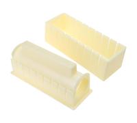 MISUVRSE Kits de fabricación de sushi, 10 piezas, herramienta para hacer sushi con 8 formas diferentes de molde de rollo de arroz para sushi, herramienta de sushi para el hogar