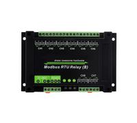 MISUVRSE Módulo de relé de 8 canales con entrada de 7 V a 36 VDC e interfaces RS485 para controles RTU mediante indicadores LED y controles de relé