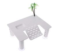 MISUVRSE Plataforma de reptiles con ventosa para escalar, plataforma flotante para isla de tortuga, plataforma para acuario, para T
