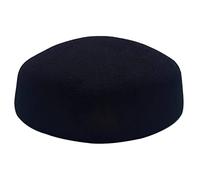 MISUVRSE Sombrero de azafata para mujer, gorra de azafata para mujer, gorra de aerolínea, azafata, pastillero, Negro Bailey sin, Talla única