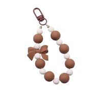 MISUVRSE Sweet Bows Llavero Bowknot Keychain Beads Keyrings Creative Bag Charm Bolso Mochila Colgante Perlas Llavero Bowknot Keyrings Bolsa de Mochilas Coche Llavero Llavero Llavero, G