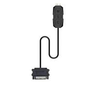 MISUVRSE Ventilador de PC PWM Hub para fuente de alimentación de puerto de 5 V, 3 pines, 12 V, 4 pines, ventilador Molex, tira de luz ARGB, control de temperatura para Motherb