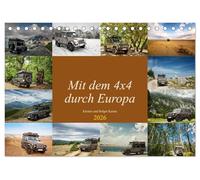 Mit dem 4x4 durch Europa (Tischkalender 2026 DIN A5 quer), CALVENDO Monatskalender: Unterwegs mit dem Geländewagen in Europa, abseits der Hauptrouten.