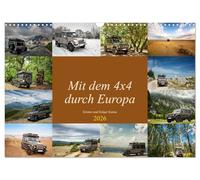 Mit dem 4x4 durch Europa (Wandkalender 2026 DIN A3 quer), CALVENDO Monatskalender: Unterwegs mit dem Geländewagen in Europa, abseits der Hauptrouten.