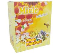 MiTA - 100 BOLSAS DE MIEL NÉCTAR DE MILLEFLORES 100% MONODOSIS ITALIANA EN GR. 6 EDULCORANTES NATURALES MIEL NATURAL EDULCORANTES