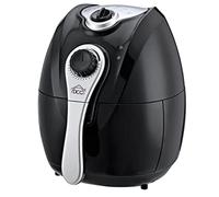 MiTA - Freidora de Aire de 1300 W con Cesta Antiadherente de 3,2 l, termostato Regulable de 80 a 100 °C, Plástico y Acero.