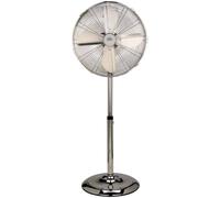 Mita - ventilador de acero inoxidable de 40 cm. 3 velocidades, soporte