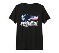 Mitad Americana Mitad Griega Perfección USA Grecia Orgullo Camiseta Premium