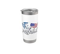 Mitad americana Mitad Griega Perfección USA Grecia Orgullo Vaso térmico de acero inoxidable de doble pared