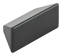Mital Tirador Mogan LA 16/32 mm - Tirador ancho 54 mm - Tirador de muebles de diseño de zinc fundido a presión antracita