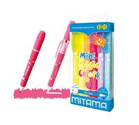 Mitama - 6 Mini Magic Colors subrayadores borrables en Pet Box, colores surtidos