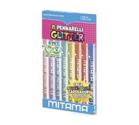 Mitama 62509 - Rotuladores de punta triangular con purpurina (20 unidades)