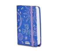 Mitama Cuaderno gráfico Zodiac, morado, tapa dura - Cuaderno de notas - 8 x 11 cm - 250 páginas - Formato de bolsillo