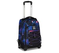 Mitama - Maleta escolar Dr.Trolley #BDBF PURPLE BLUSH, morado, mochila doble compartimento, correas retráctiles, trolley escuela media y superior, equipaje de mano, niña, violeta, Talla única