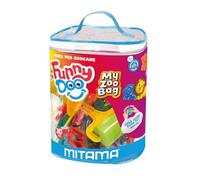 Mitama My Zoo Bag Funny Doo - Bolsa de modelar, 30 Piezas, Caja de Juegos con cortadores, a Partir de 3 años, Juego y Tiempo Libre, niños, Multicolor, Talla única, Pasta de modelar