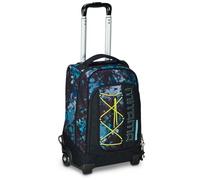 Mitama Trolley DR Escuela Desert Blue, con Mega Compartimento y Doble Asa, Negro y Azul, Escuela Primaria y Tiempo Libre, Niño Niño, Negro, Talla única, Trolley Escolar