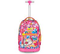 Mitama Trolley Escolar Run Maxi CATROCK, Fucsia, Doble Compartimento, Bolsillo Frontal, 2 Bolsillos Laterales, Escuela Primaria y Tiempo Libre, niña