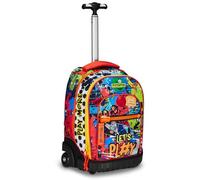 Mitama Trolley Run Escuela Urban Game,Doble Compartimento, Multicolor, Escuela Primaria y Tiempo Libre, Niño Niño, multicolor, Talla única, Trolley escolar