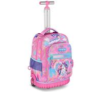 Mitama Trolley Run Maxi UniDream - Mochila para niños y niñas, soporte para botellas, doble uso, color morado
