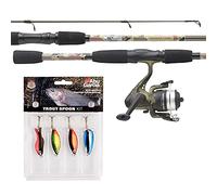 Mitchell 1555890 Tanager Camouflage - Juego de Pesca con Cuerda y Cebo para Pesca de Lucio, lucioperca y Perca, Color Verde Camuflaje