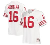 Mitchell and Ness M&N NFL Legacy Jersey - S.F. 49ERS J. Montana #16, White