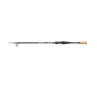 Mitchell Epic MX2 Tele Spinning Caña de Pescar | Caña telescópica de Carbono para Pesca de Agua Dulce y Depredadores | para Lucio, Perca, Trucha | Negro/Dorado, 1.8m, 1-8g