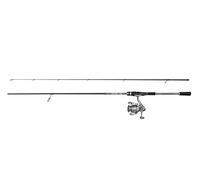 Mitchell MX Pro Spinning Combo | Set de caña y Carrete para Pesca de Depredadores y Agua Dulce | Caña de Carbono 24T de acción rápida | Carrete Giratorio con 4+1 rodamientos | Pesado, 2,44 m, 4000