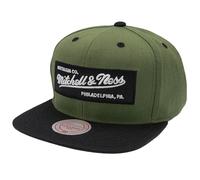 Mitchell & Ness 2 Tone Box Logo - Gorra de béisbol Snapback con Visera Plana