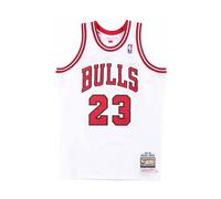 Mitchell & Ness - Authentic Jersey Michael Jordan 1995-96 23 - Sport - Hombre - Blanco - M -