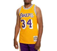 Mitchell & Ness Los Angeles Lakers Blusas, Dorado, S para Hombre