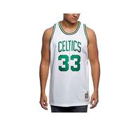 Mitchell & Ness Boston Celtics Blusas, Blanco/Blanco, XL para Hombre