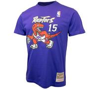 Mitchell & Ness Name & Number Camiseta (NBA | HWC | NFL), Toronto Raptors - Vince Carter, color morado, M