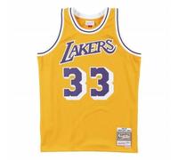 Mitchell & Ness Camiseta de Baloncesto Angeles Lakers 1984-85 Nº33 Kareem Abdul-Jabbar Amarillo S64106182 - EAN: 0697589235451