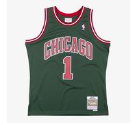 Mitchell & Ness Camiseta de Baloncesto Chicago Bulls 2008-09 St Patrick's Day Edition Nº8 Derrick Rose Verde S64106196 - EAN: 0697589915643