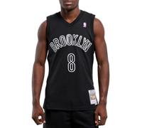 Mitchell & Ness Camiseta de baloncesto Hardwood Classics 2012 Christmas Day Swingman Jersey (DE/NL/SE/PL, alfanumérica, M, Regular, Regular, Black, Brooklyn Nets, Deron Williams), negro