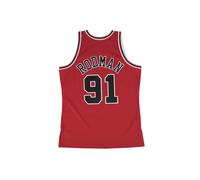 Mitchell & Ness Chicago Bulls Blusa para Hombre, Rojo (Scarlet), XL