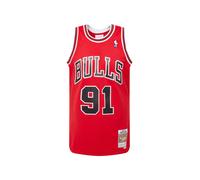 Mitchell & Ness Camiseta 'NBA Chicago Bulls Swingman Dennis Rodman' rojo / negro, Talla S