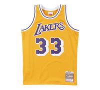 Mitchell & Ness - Camiseta NBA Lakers 1984-85 Abdul-Jabbar - Sport - Hombre - Amarillo - S -