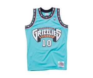 Mitchell & Ness - Camiseta Swingman Vancouver Grizzlies Mike Bibby - Sport - Hombre - Azul - S -