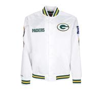 Mitchell & Ness - Chaqueta Bomber Green Bay Packers - Jackets - Hombre - Blanco - L -