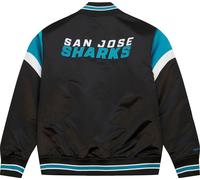 Mitchell & Ness Chaqueta Satinada Pesada De Los San Jose Sharks NHL
