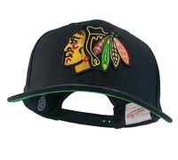 Mitchell & Ness Chicago Blackhawks Black NHL Team Ground 2.0 Pro Snapback Cap - One-Size