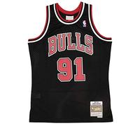 Mitchell & Ness Chicago Bulls Blusas, Color Negro, XXL Hombres