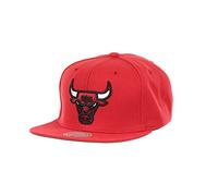 Mitchell & Ness Chicago Bulls NBA Conference Patch Red Original Fit Snapback Cap - One-Size