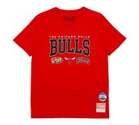 Mitchell & Ness - Chicago Bulls T-shirt - Tops - Hombre - Rojo - L -