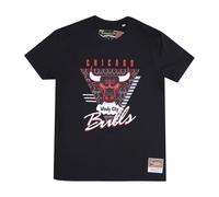 Mitchell & Ness - Chicago Bulls Tee Hardwood Classics T-Shirt - Tops - Hombre - Negro - S -
