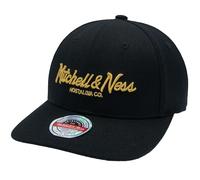 Mitchell & Ness Classic Red Pinscript Snapback, Black/Gold